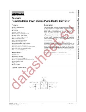 FAN5601MP18X datasheet  